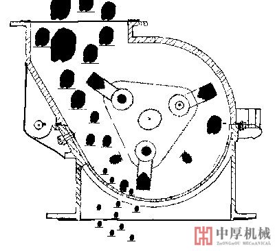 單段錘式破碎機結(jié)構(gòu)圖